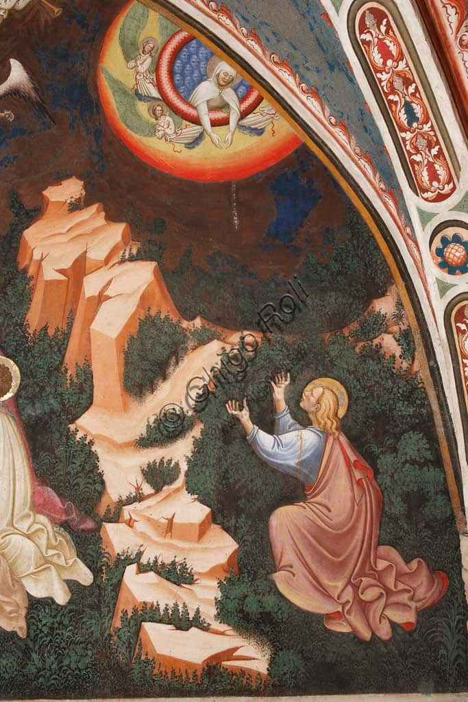 Assunzione della Vergine: la consegna del cingolo a San Tommaso, affresco