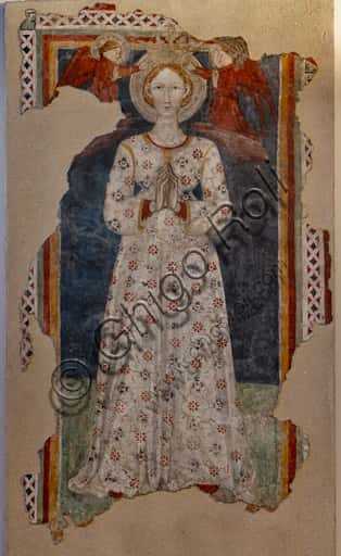 Maria Vergine incoronata dagli angeli: affresco staccato di Foligno