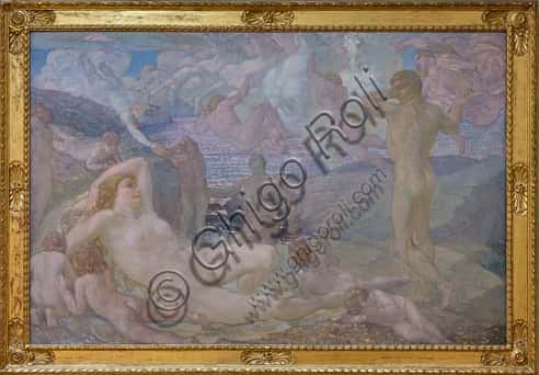 Mater Matuta or Dawn Painting by Adolfo De Carolis: Analysis