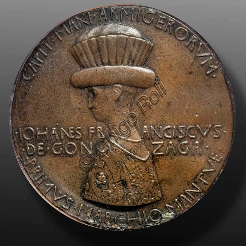 Gianfrancesco Gonzaga Bronze Medal by Pisanello: Renaissance Art