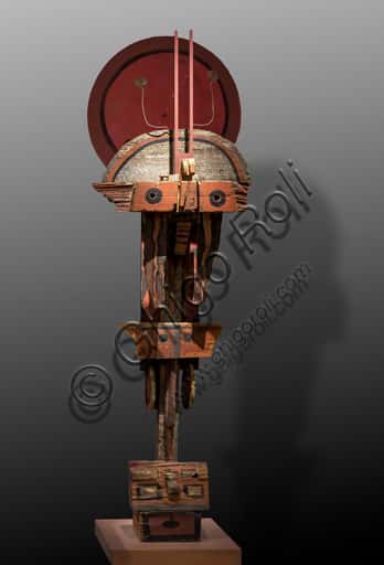Mirko Basaldella's Idol (1961): Painted Wood Sculpture at Museo Novecento, Florence