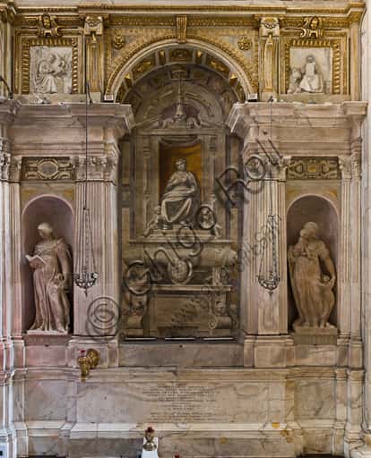 Funerary Monument of Costanza De Marini by Luca Cambiaso in Genoa Cathedral
