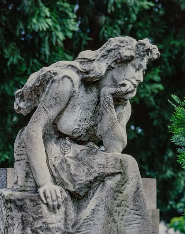 Redaello Monticelli's Funeral Monument by Ernesto Bazzaro (1891)
