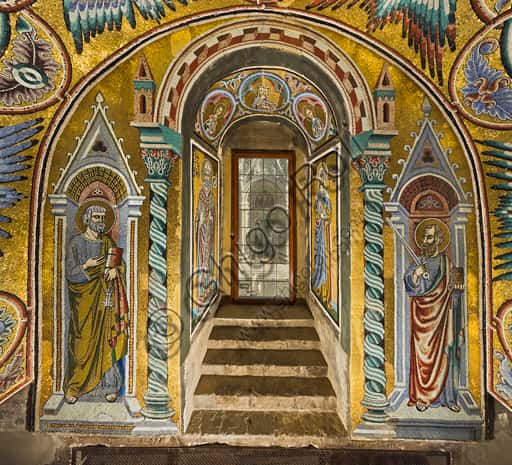 Florence Baptistery Mosaics: Detail of St. Peter and St. Paul