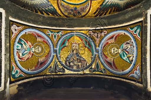 Florence Baptistery Mosaics: Saints and Virgin in the East Matroneum