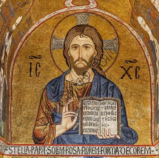 Palatine Chapel Mosaics: Christ Pantocrator and Nativity