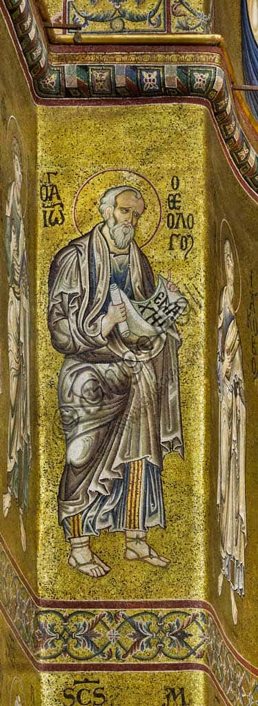 Byzantine Mosaic in the Apse of Monreale Cathedral (12th-13th Century)