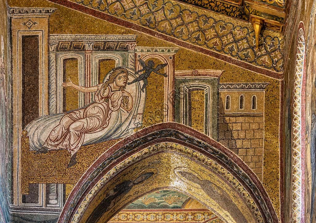 The 'Healing of the Canaanite Woman' Mosaic in Monreale Cathedral
