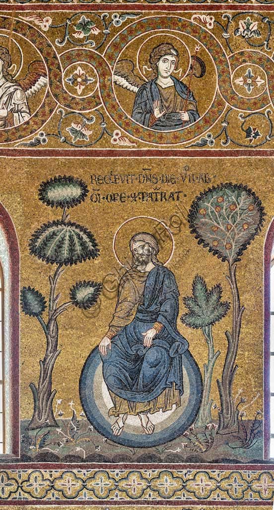 The Creator's Rest: Byzantine Mosaic in Monreale Cathedral