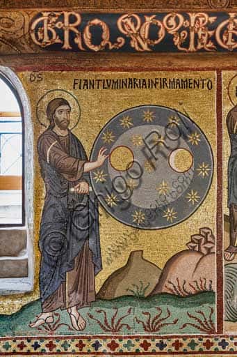 'The Creation of Stars' Mosaic in the Palatine Chapel, Palermo