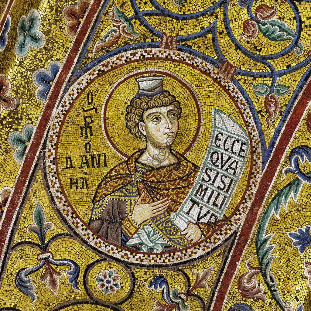 Prophet Daniel Mosaic in Monreale Cathedral