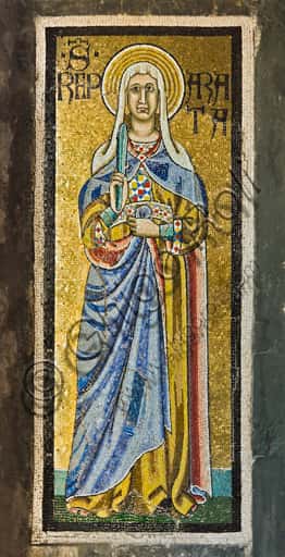 Mosaic of Saint Reparata, Florence Baptistery - Evangelists' Matroneum