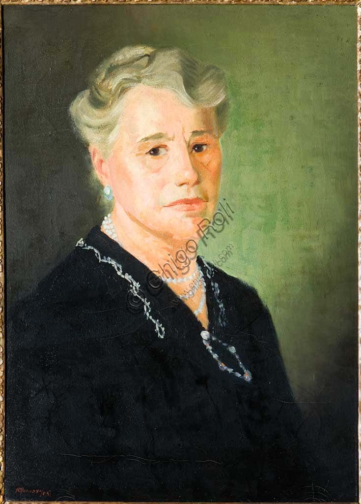 Figura di Donna di Nereo Annovi: Dipinto a Olio Arte Italiana
