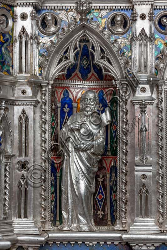 Saint or Prophet Statuette from the Silver Altar of St. John's Treasure