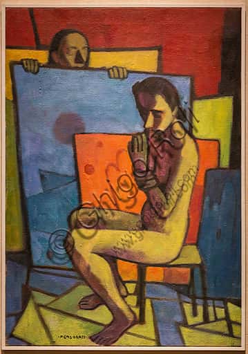 Yellow Nude by Felice Casorati (1945) - Museo Novecento Florence
