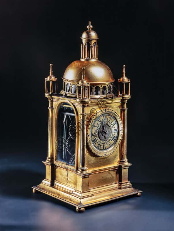 17th Century Mantel Clock at Leonardo da Vinci Science Museum