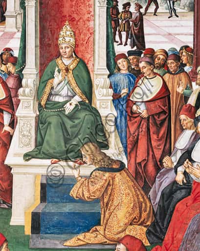 Osculum Pedum: Aeneas Sylvius Piccolomini Kissing Pope Eugenius IV's Foot