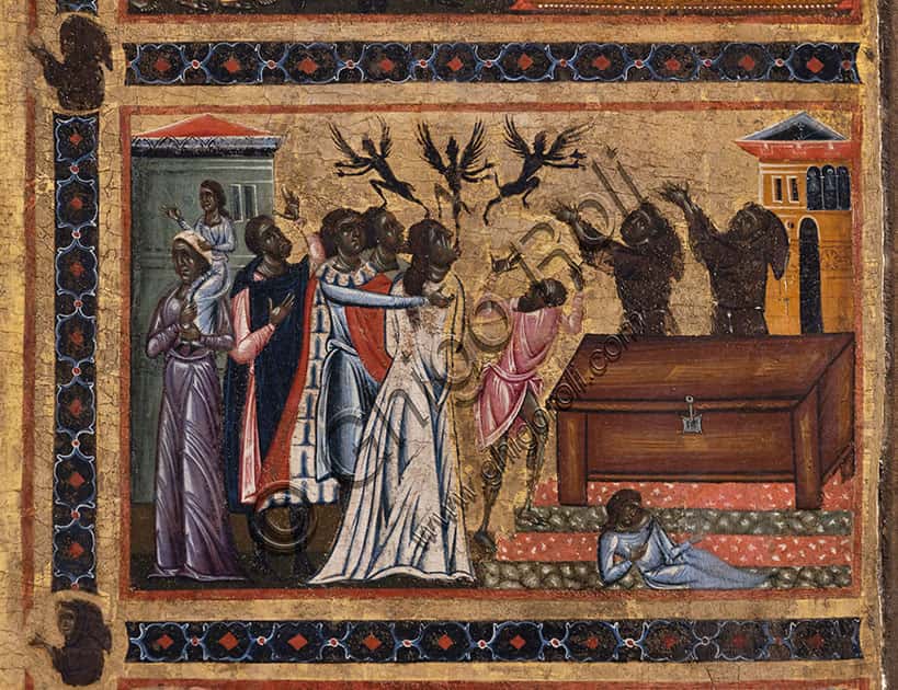 Coppo di Marcovaldo, Bardi Altarpiece: Healing and Liberation - Santa Croce