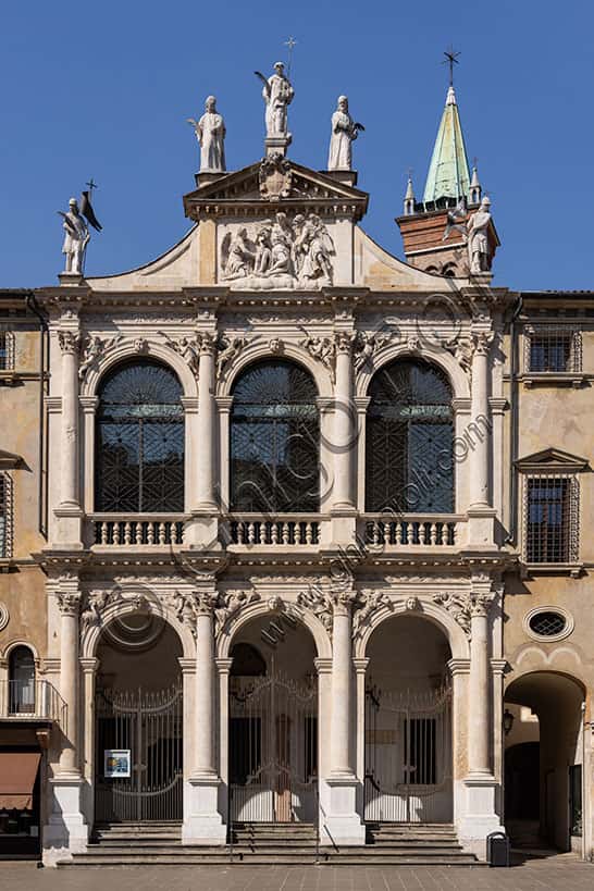 Monte di Pietà Palace and Church of St. Vincent in Piazza dei Signori, Vicenza