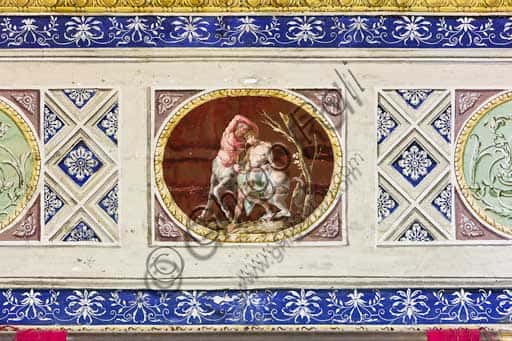 Cameo di Satiri e Centauri nella Sala Rossa del Palazzo dei Normanni