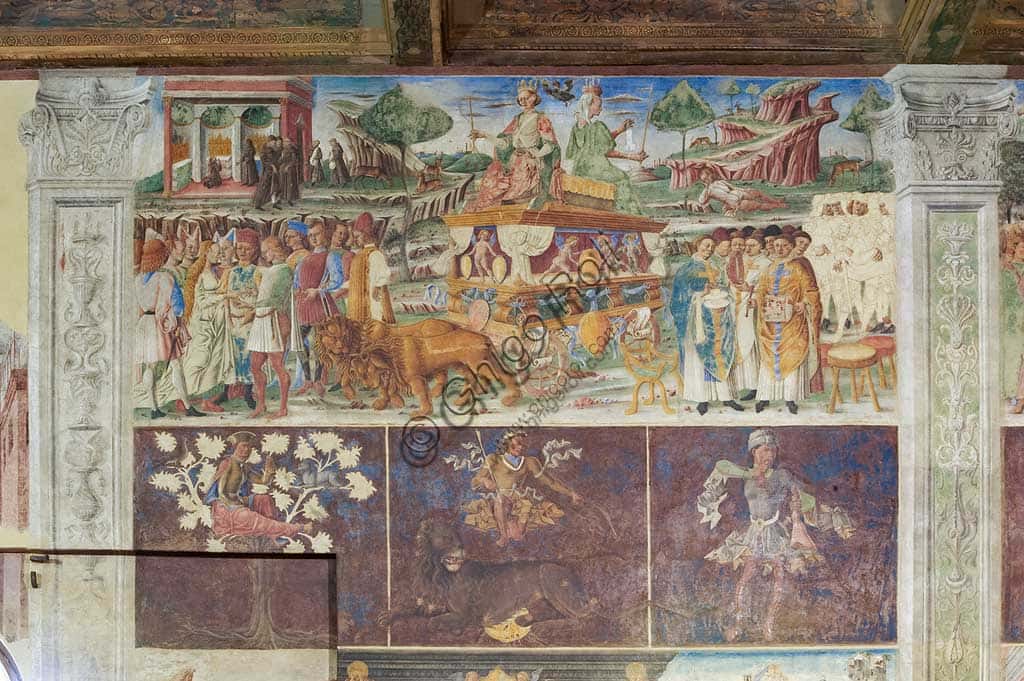 July Fresco in Palazzo Schifanoia: Triumph of Jupiter and Cybele