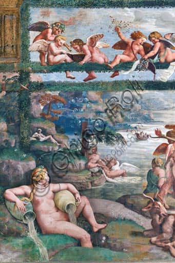 Cupid and Psyche's Wedding Banquet Fresco at Palazzo Te Mantua