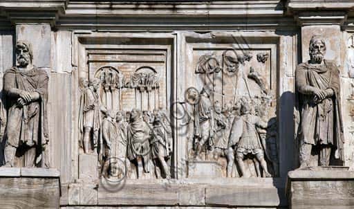 Marcus Aurelius Relief Panels on the Arch of Constantine in the Roman Forum
