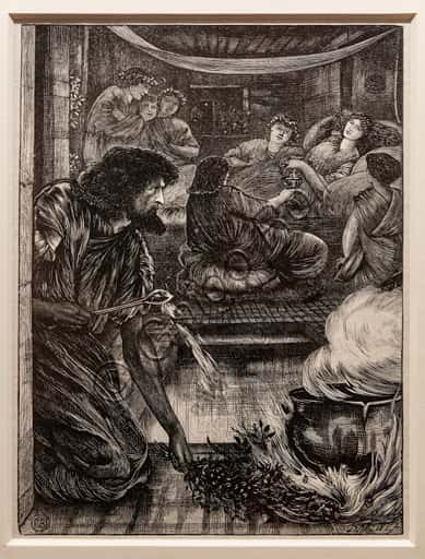 Parable of the Boiling Pot (1881): Edward Burne-Jones Relief Print