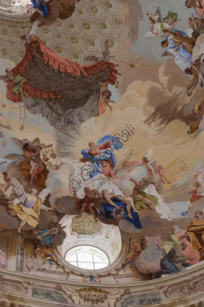 Cupola del Santuario di Vicoforte: l'Assunzione di Maria e il Trompe l'Oeil