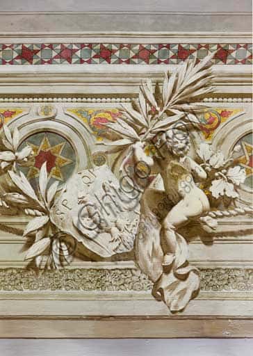 Fregio con Aquila Reale nella Sala dei Viceré, Palazzo dei Normanni