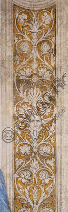 Mantegna's Self-Portrait in the Camera Picta: The Candelabra Pillar Detail