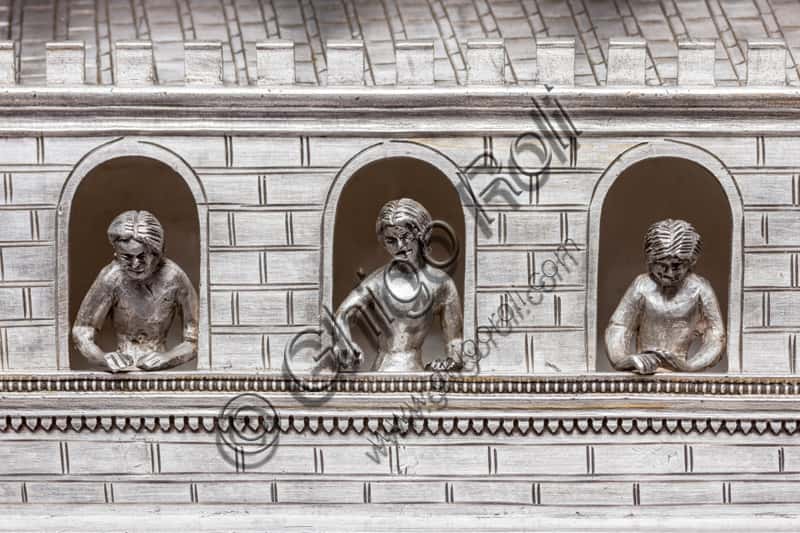 Particolare della Balconata nella Formella di Leonardo di Ser Giovanni
