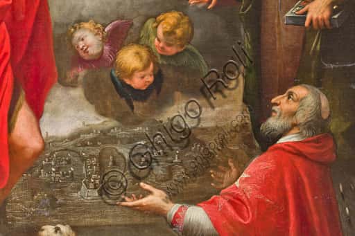 Detail of Paolo Girolamo Piola's Painting: Pierre d'Aubusson