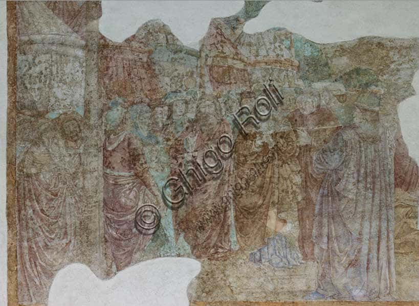 Detail of Moses and the Tablets of the Law Fresco by Benozzo Gozzoli