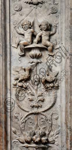 Pilastro a Grottesca della Libreria Piccolomini nel Duomo di Siena