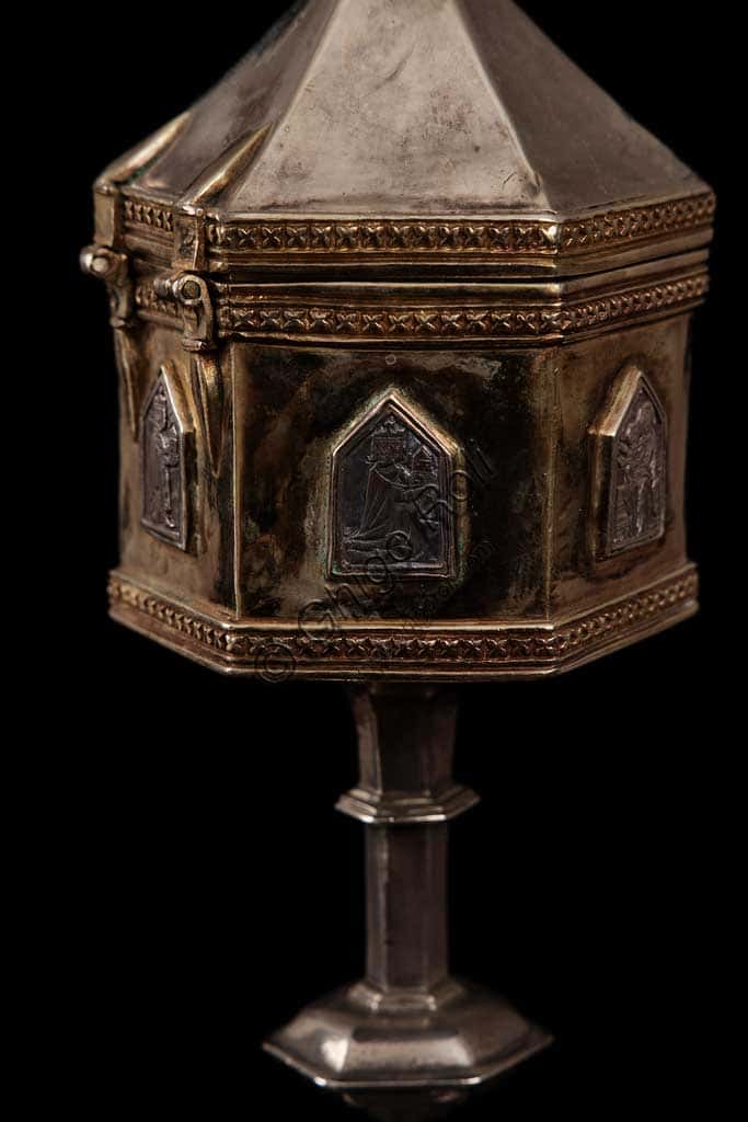 Polygonal Pyx in Gilded Silver, Monreale Cathedral, 16th Century