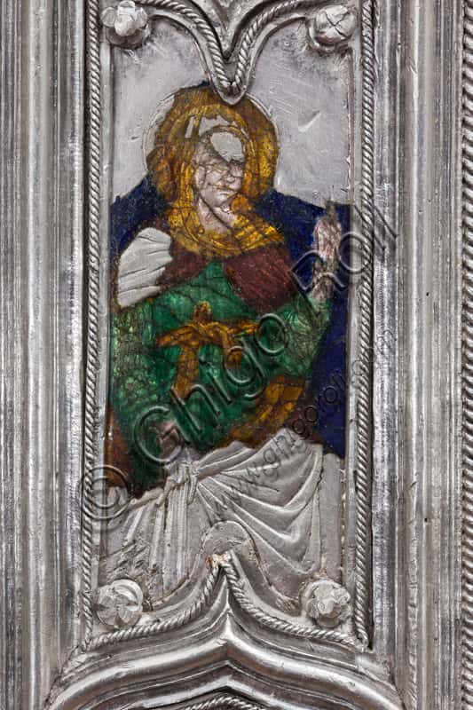 Croce del Tesoro di S. Giovanni: il Verso con Santa di Betto Betti