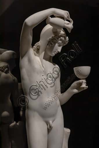 Ganymede by Thorvaldsen: Neoclassical Marble Sculpture (1819-24)