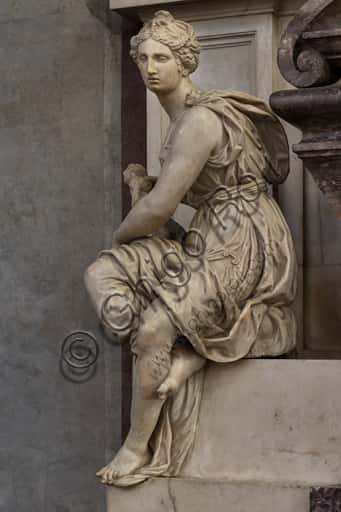 Personification of Painting by Battista Lorenzi in Michelangelo's Tomb