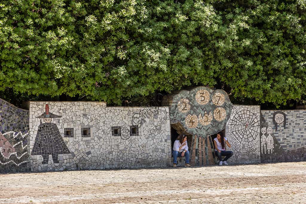 The Mosaic Square by Venturino Venturi in Pinocchio Park