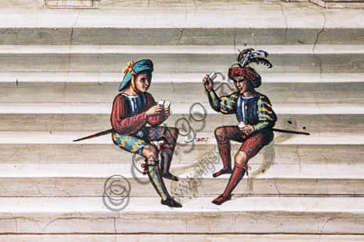 Pinturicchio's Fresco: The Poet's Coronation and Card Players