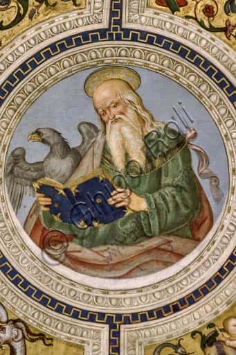 Pinturicchio: Fresco of Saint John the Evangelist in the Basilica of St. Maria del Popolo