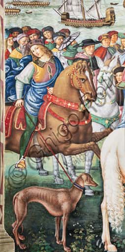 Cavallo e Levriero: Dettaglio dall'Affresco di Pinturicchio