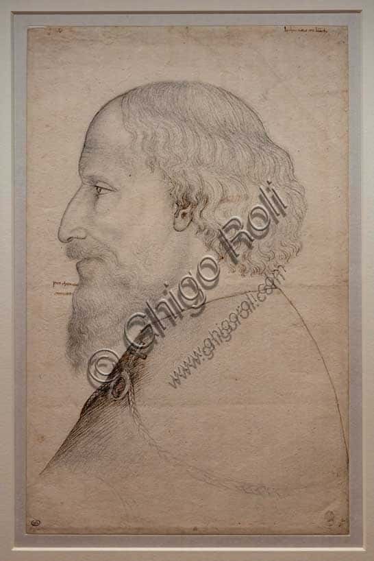 Pisanello's Drawing of Sigismund of Luxembourg Profile Portrait
