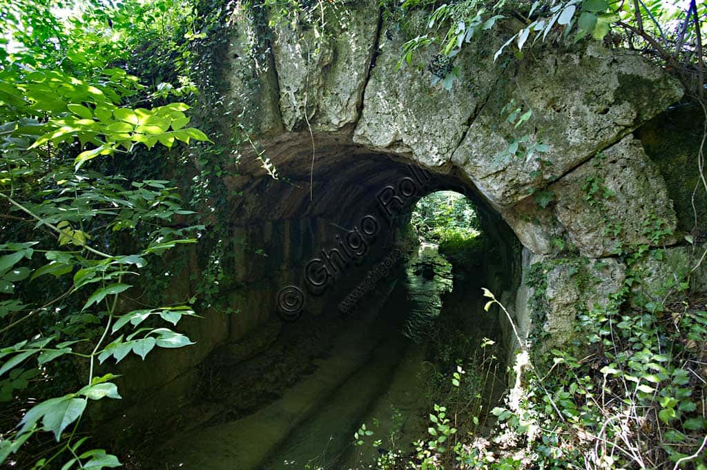 Ancient Roman Bridge at Cavallara on the Via Flaminia