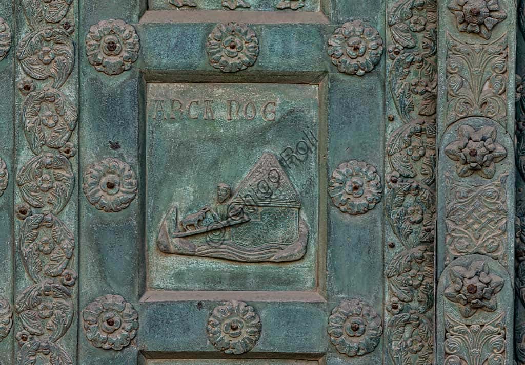 Bonanno Pisano's Bronze Door (1185-1186) at Monreale Cathedral