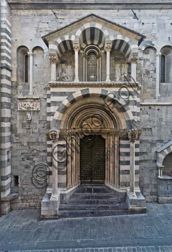 St. Gotthard Doorway: Romanesque Masterpiece in Genoa Cathedral