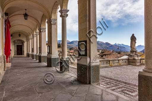 The Porch of the Basilica of Santa Maria Assunta in Clusone