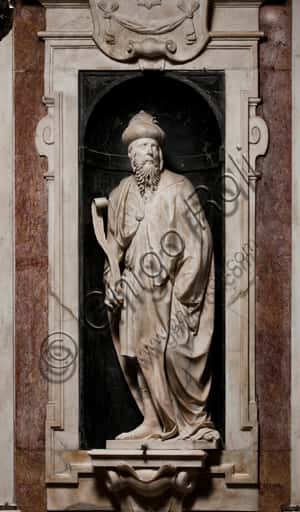 Prophet Isaiah by Matteo Civitali: 1496 Marble Statue in Genoa Cathedral