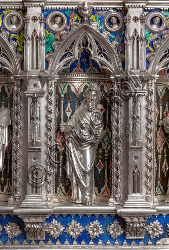 Statue of Prophet Zechariah in the Silver Altar of the Museum of the Opera del Duomo